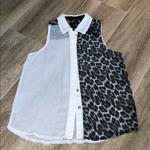 NWOT FUNKY SHEER HARLEY TOP